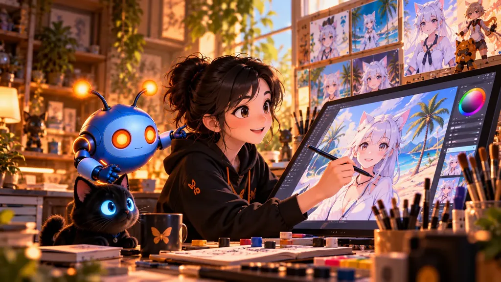 Firefly Ateliers — Firefly mascot illustration