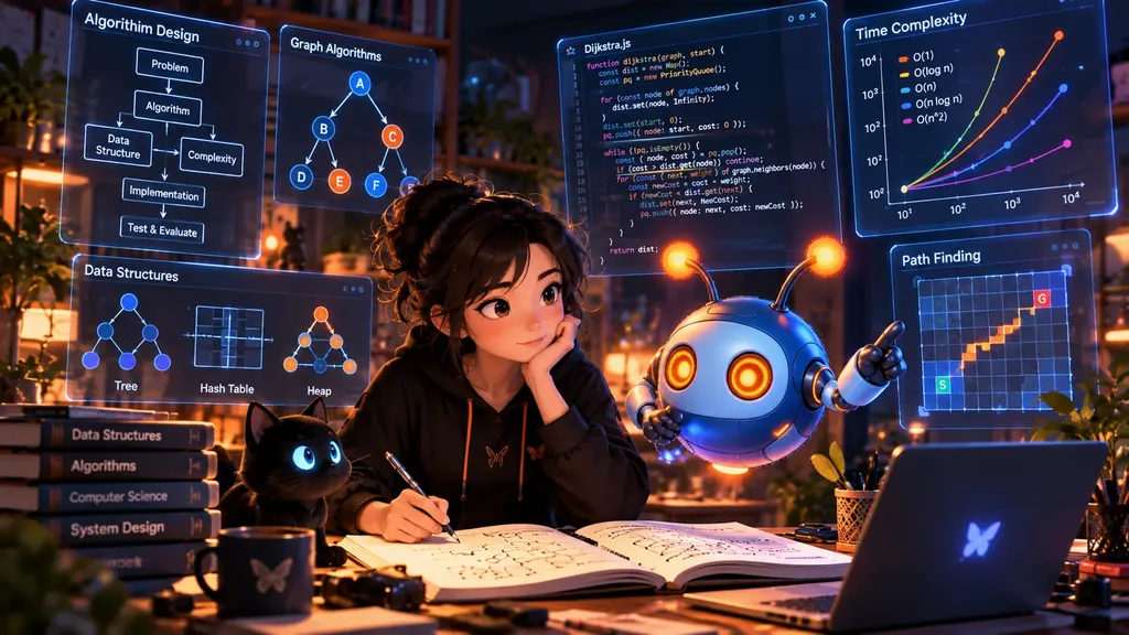 Algorithms & Computer Science — Lab illustration